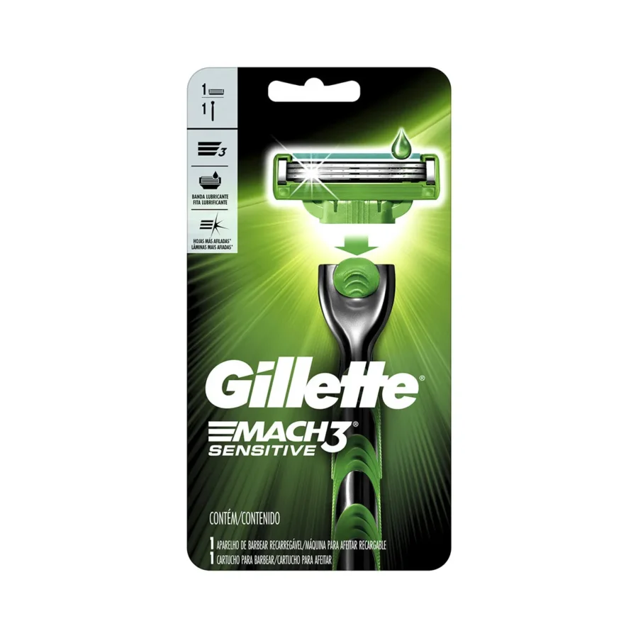 GILLETTE MACH3 SENSITIVE CART
